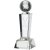Golf Glass Trophy With Ball | 185mm | S351D  - HGLG86A