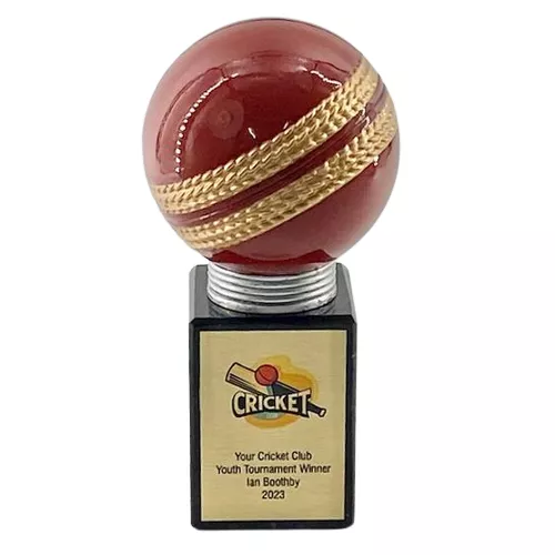 Chunkie Cricket Ball Trophy Black And Gold 170mm Buy Online In Uk