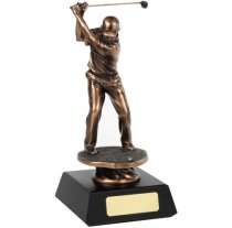 The Golf Champion Bronze Plated Golf Figurine | 546mm