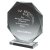 Crystal Octagon Trophy | 195mm | 10mm Thick - T0906