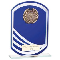 Argon Glass Trophy | Blue | 160mm