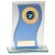 Azzuri Wave Multisport Mirror Glass Trophy | Blue & Silver | 165mm - CR20566C