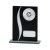 Spirit Multisport Mirror Glass Trophy | Black & Silver | 125mm - CR4516A