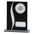 Spirit Multisport Mirror Glass Trophy | Black & Silver | 165mm - CR4516C