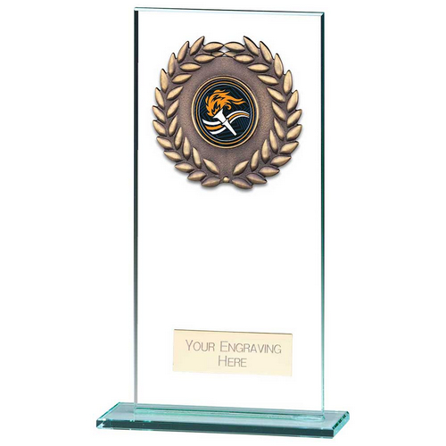 Warrior Multisport Jade Glass Trophy | 180mm
