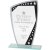 Cosmic Mirror Glass Award | Black & Silver | 170mm - CR18116A