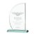Jade Impulse Wave Glass Award | 205mm - CR7179B