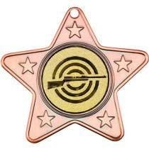 Shooting Star Shaped Medal | Bronze | 50mm
