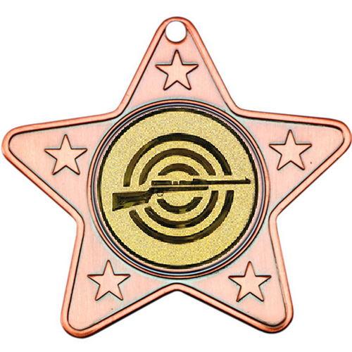 Shooting Star Shaped Medal | Bronze | 50mm