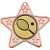 Tennis Star Shaped Medal | Bronze | 50mm - M10BZ.TENNIS