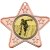 Ten Pin Star Shaped Medal | Bronze | 50mm - M10BZ.TENPIN