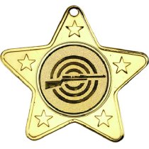 Shooting Star Shaped Medal | Gold | 50mm