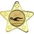 Swimming Star Shaped Medal | Gold | 50mm - M10G.SWIMMING