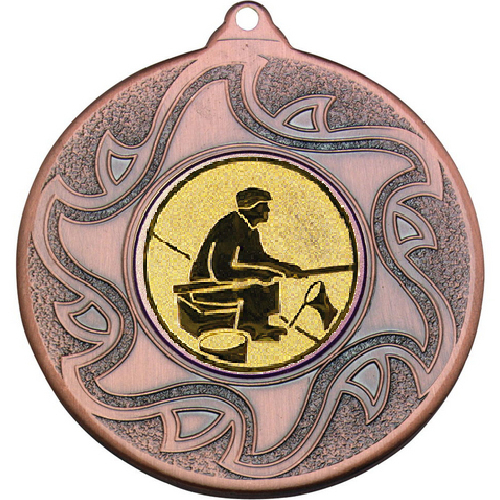 Fishing Sunshine Medal | Bronze | 50mm