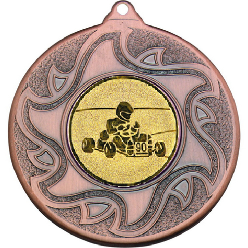 Go Kart Sunshine Medal | Bronze | 50mm