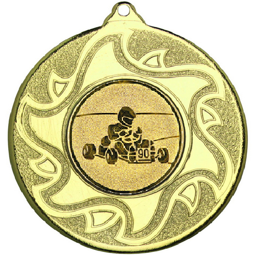 Go Kart Sunshine Medal | Gold | 50mm