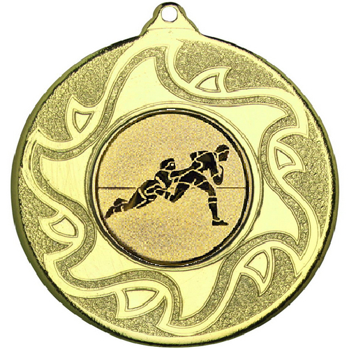Rugby Sunshine Medal | Gold | 50mm