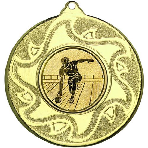 Ten Pin Sunshine Medal | Gold | 50mm