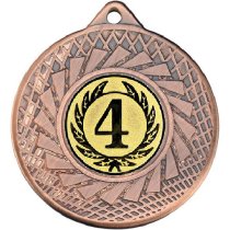 4th Place Blade Medal | Bronze | 50mm