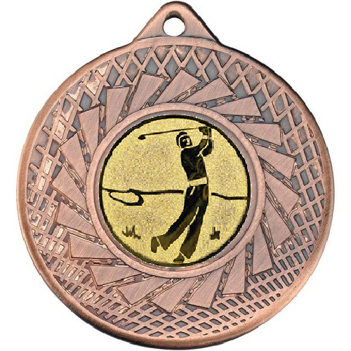Golf Blade Medal | Bronze | 50mm
