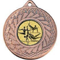 Gymnastics Blade Medal | Bronze | 50mm