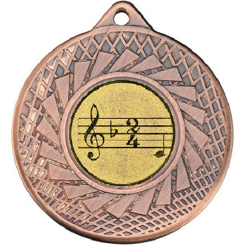 Music Blade Medal | Bronze | 50mm