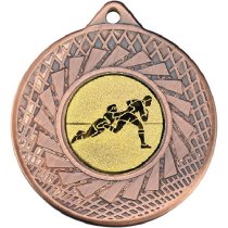 Rugby Blade Medal | Bronze | 50mm