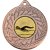 Swimming Blade Medal | Bronze | 50mm - M17BZ.SWIMMING