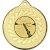 Clay Pigeon Blade Medal | Gold | 50mm - M17G.CLAYSHOOT