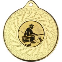 Fishing Blade Medal | Gold | 50mm