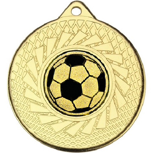 Football Blade Medal | Gold | 50mm