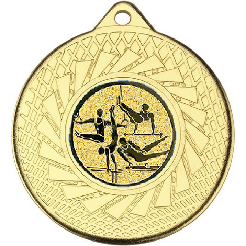 Gymnastics Blade Medal | Gold | 50mm
