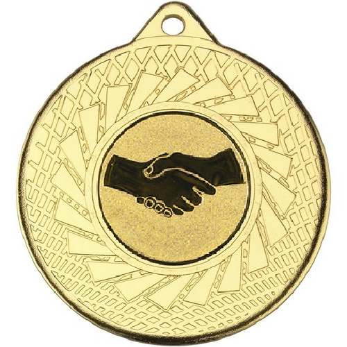 Handshake Blade Medal | Gold | 50mm