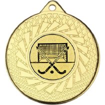 Hockey Blade Medal | Gold | 50mm