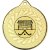 Hockey Blade Medal | Gold | 50mm - M17G.HOCKEY