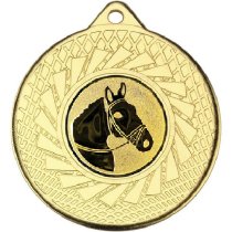 Horse Blade Medal | Gold | 50mm