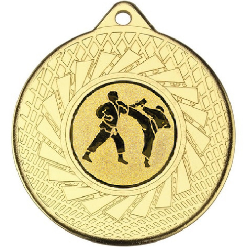 Karate Blade Medal | Gold | 50mm