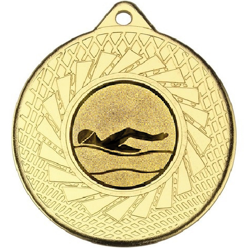 Swimming Blade Medal | Gold | 50mm
