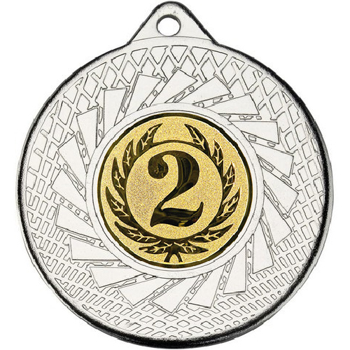 2nd Place Blade Medal | Silver | 50mm