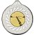 Clay Pigeon Blade Medal | Silver | 50mm - M17S.CLAYSHOOT