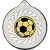Football Blade Medal | Silver | 50mm - M17S.FOOTBALL