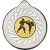 Karate Blade Medal | Silver | 50mm - M17S.KARATE