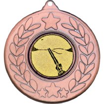 Clay Pigeon Stars and Wreath Medal | Bronze | 50mm