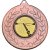 Clay Pigeon Stars and Wreath Medal | Bronze | 50mm - M18BZ.CLAYSHOOT