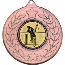 Cricket Stars and Wreath Medal | Bronze | 50mm