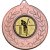 Cricket Stars and Wreath Medal | Bronze | 50mm - M18BZ.CRICKET