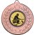 Fishing Stars and Wreath Medal | Bronze | 50mm - M18BZ.FISHING