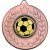 Football Stars and Wreath Medal | Bronze | 50mm - M18BZ.FOOTBALL