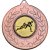Rugby Stars and Wreath Medal | Bronze | 50mm - M18BZ.RUGBY
