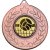 Volleyball Stars and Wreath Medal | Bronze | 50mm - M18BZ.VOLLEYBALL